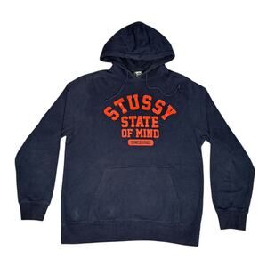 Vintage Stussy State of Mind 1980 Hoodie